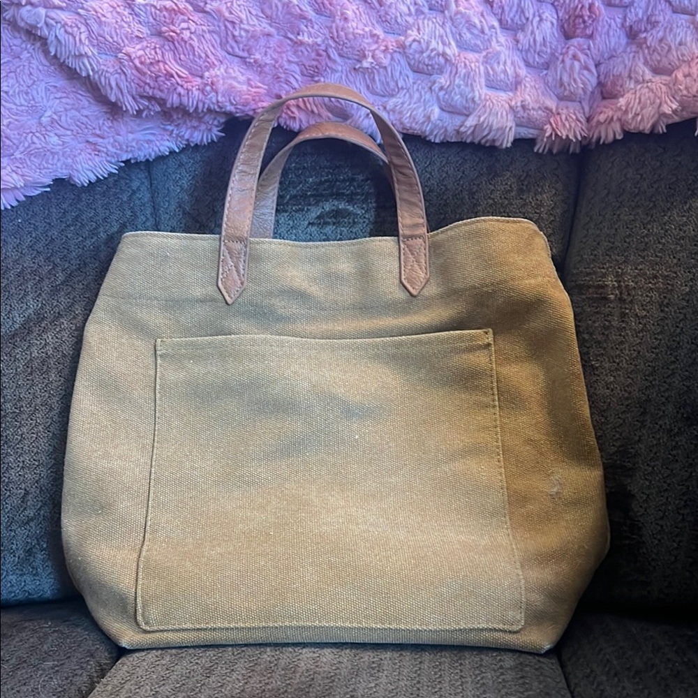 Stylish Tan Tote Bag